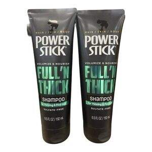 POWER STICK Full'N Thick Volumize Nourish Sulfate Free Shampoo (NEW)